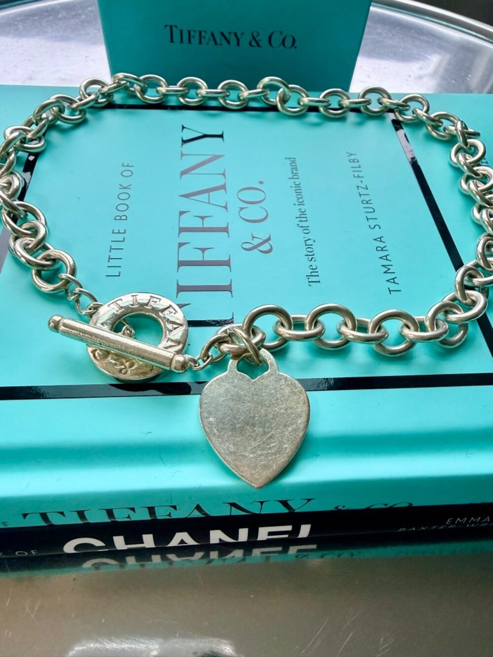 Tiffany’s Sterling Silver Heart Toggle necklace for Women